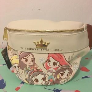 Loungefly Disney chibi Princess Fanny pack